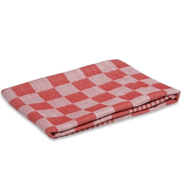Theedoek 70 x 70 cm rood 100% katoen | € 3,85