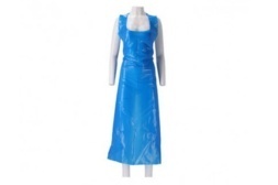 Schort Blauw op rol - 5 x 100st. - 125 x 85cm - 25my