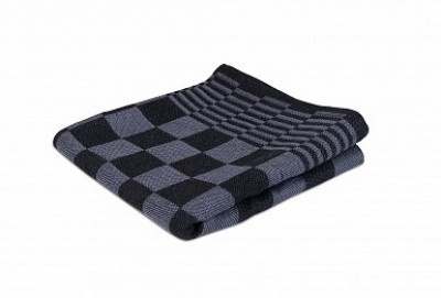Theedoek 70 x 70cm antraciet/zwart 100% katoen | € 3,85